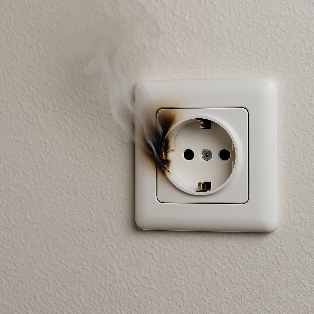 Ce faci când îți iese fum dintr-o priză? Pași de urmat înainte de apel