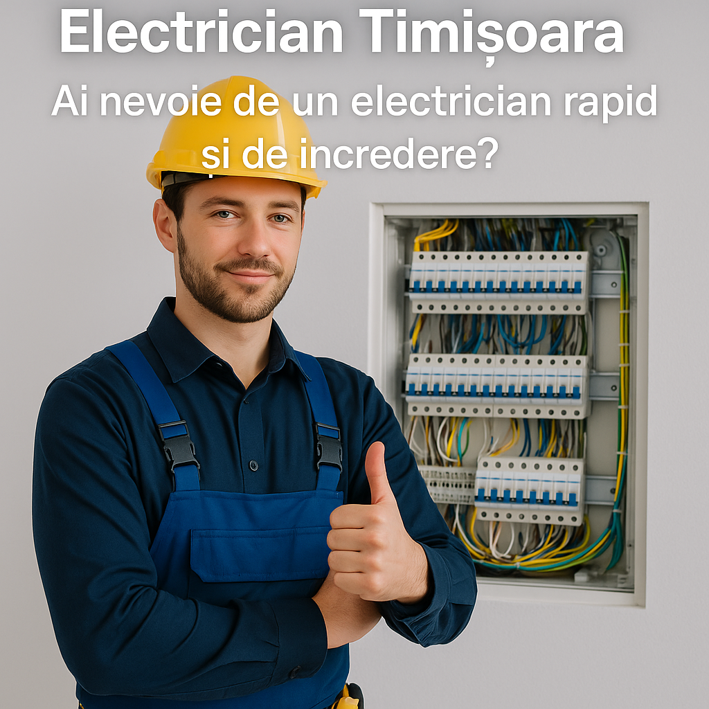 Electrician Timișoara – Ai nevoie de un electrician rapid?